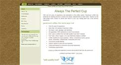 Desktop Screenshot of blog.paramountcoffee.com